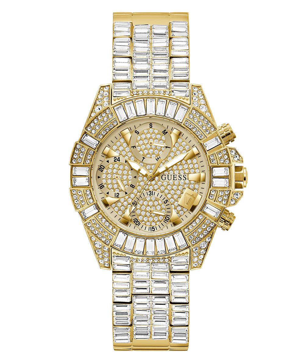 GW0812L2 40th Anniversary Limited Edition GUESS Ladies Gold Tone Multi-function Watch