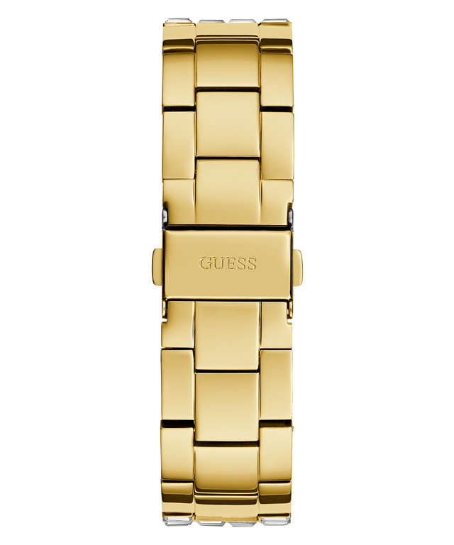 GW0812L2 40th Anniversary Limited Edition GUESS Ladies Gold Tone Multi-function Watch back