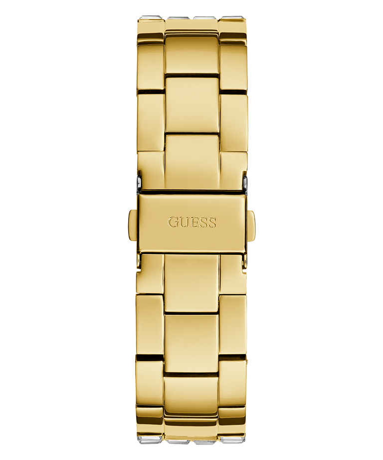 GW0812L2 40th Anniversary Limited Edition GUESS Ladies Gold Tone Multi-function Watch back