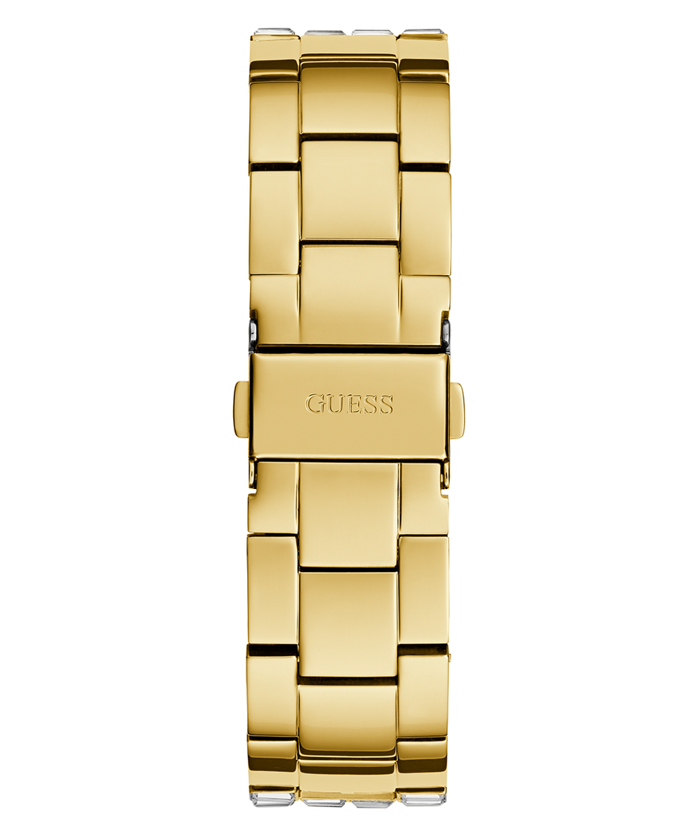 GW0812L2 40th Anniversary Limited Edition GUESS Ladies Gold Tone Multi-function Watch back