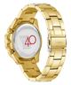 GW0812L2 40th Anniversary Limited Edition GUESS Ladies Gold Tone Multi-function Watch back of watch