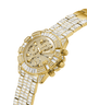 GW0812L2 40th Anniversary Limited Edition GUESS Ladies Gold Tone Multi-function Watch lifestyle angle