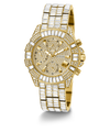 GW0812L2 40th Anniversary Limited Edition GUESS Ladies Gold Tone Multi-function Watch angle