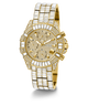 GW0812L2 40th Anniversary Limited Edition GUESS Ladies Gold Tone Multi-function Watch angle