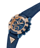 40th Anniversary Special Edition GUESS Ladies Blue Rose Gold Tone Multi-function Watch lifestyle angle