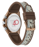 40th Anniversary Special Edition GUESS Ladies Brown Coffee Multi-function Watch caseback