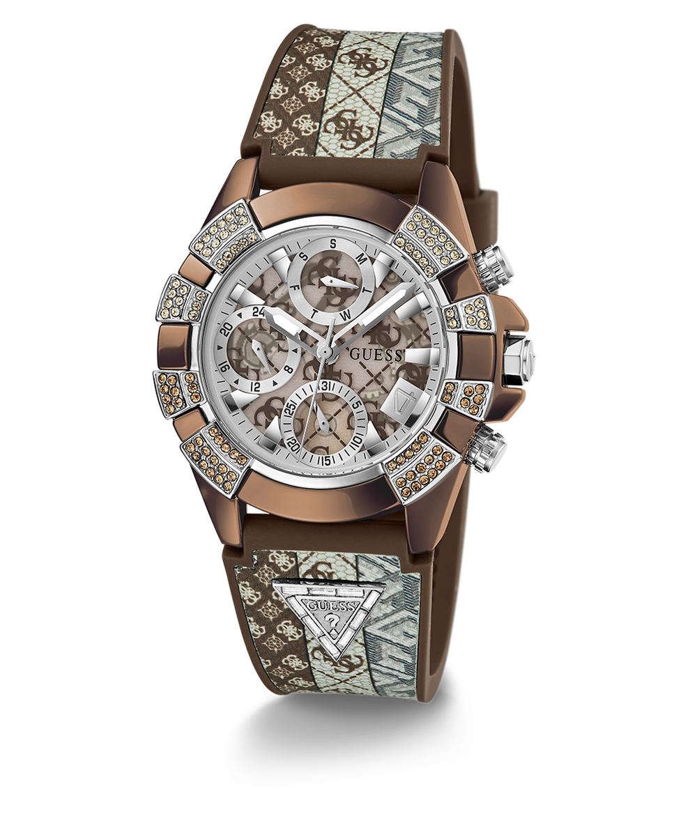 40th Anniversary Special Edition GUESS Ladies Brown Coffee Multi funct GW0813L2 GUESS Watches US