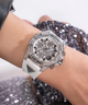 40th Anniversary Special Edition GUESS Ladies White Silver Tone Multi-function Watch lifestyle