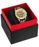 40th Anniversary Special Edition GUESS Ladies Leopard Gold Tone Multi-function Watch watch in box