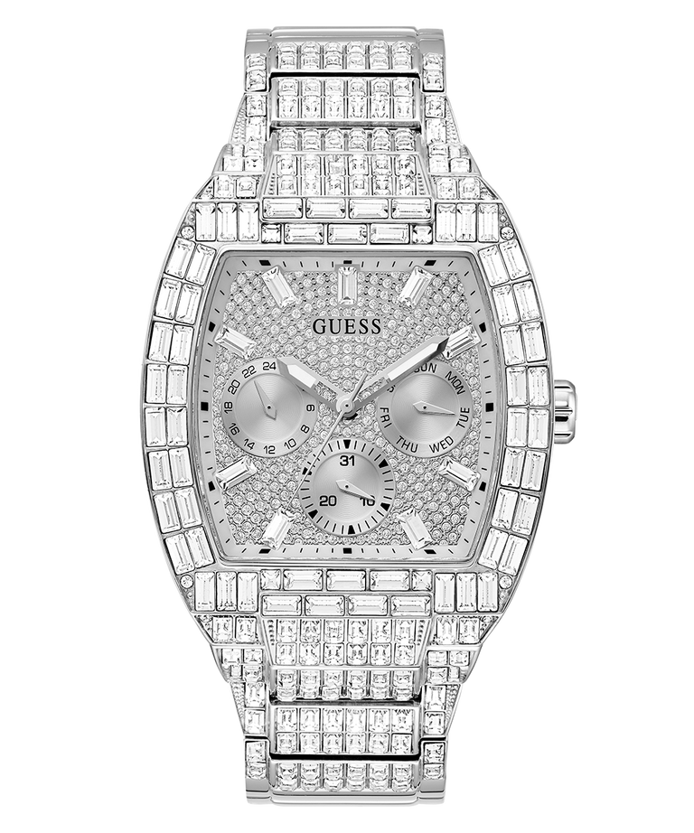 GW0816G1 40th Anniversary Limited Edition GUESS Mens Silver Tone Multi-function Watch