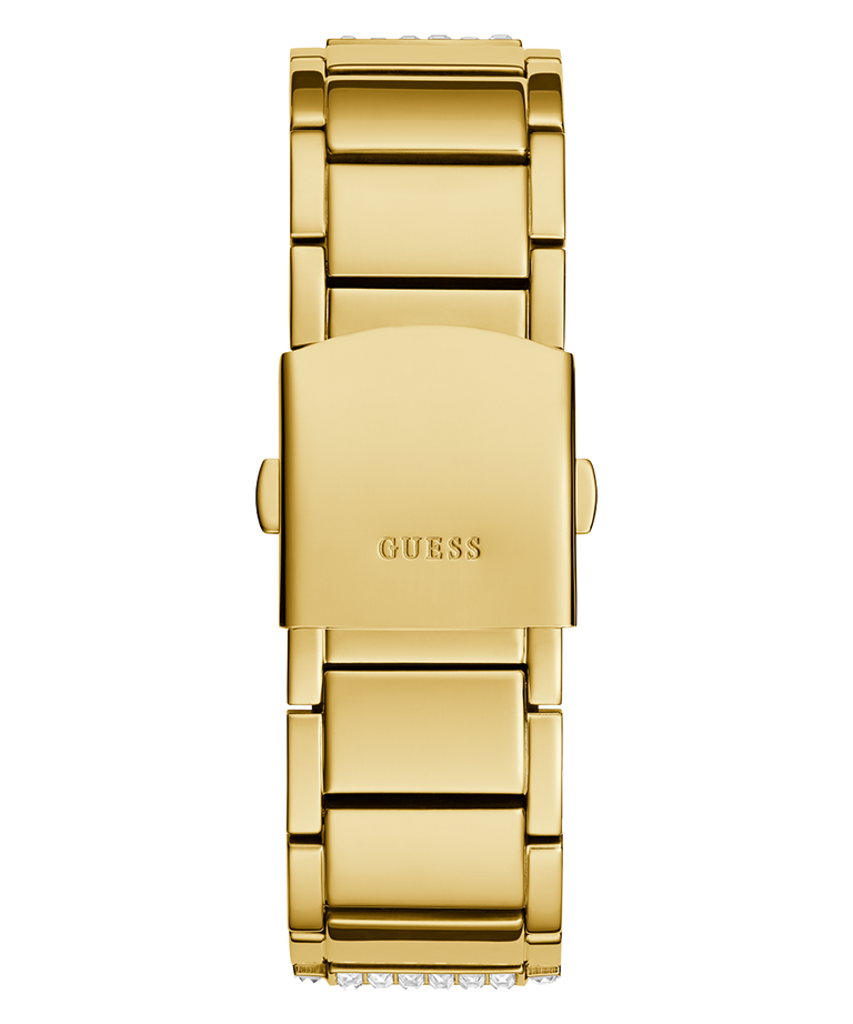 GW0816G2 40th Anniversary Limited Edition GUESS Mens Gold Tone Multi-function Watch back