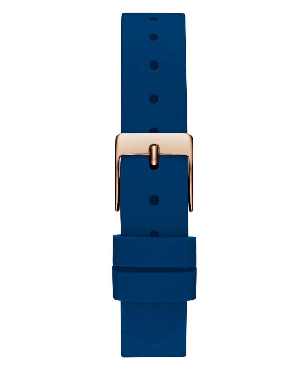 GW0820L2 GUESS Ladies Blue Rose Gold Tone Analog Watch back view