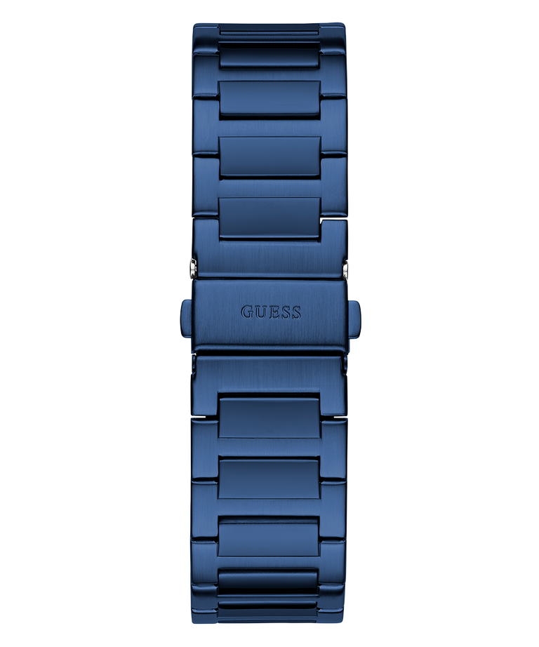 GW0833G1 GUESS Mens Blue Analog Watch back view