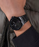 GW0833G2 GUESS Mens Black Analog Watch watch on wrist