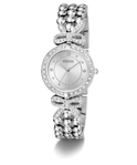 GW0838L1 GUESS Ladies Silver Tone Analog Watch angle