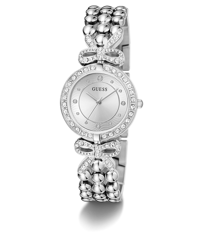 GW0838L1 GUESS Ladies Silver Tone Analog Watch angle