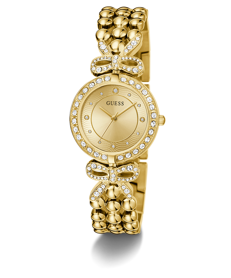 GW0838L2 GUESS Ladies Gold Tone Analog Watch angle