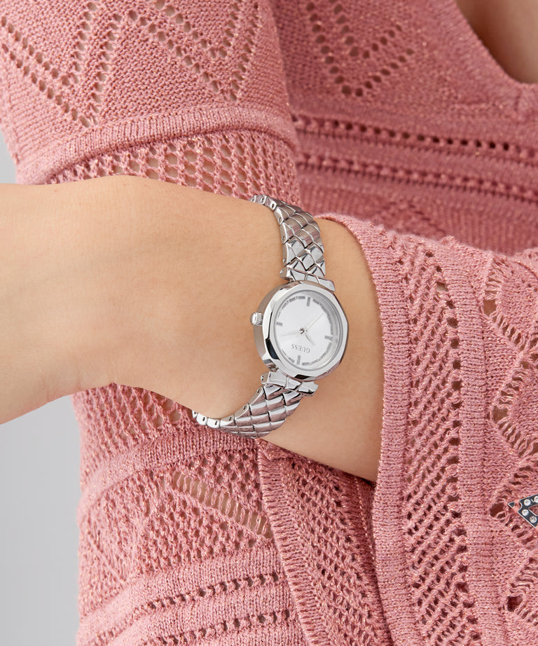 Guess Ladies Mini Rumour Silver Dial, Silver Case & Band - GW0839L4 GUESS Guess Ladies Mini Rumour Silver Dial, Silver Case & Band - GW0839L4 GUESS