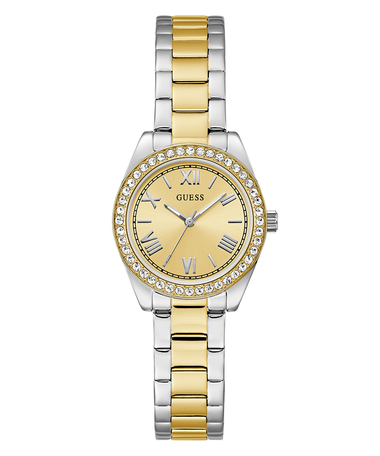 Guess Ladies Mini Luna Gold / Silver Tone, Gold Dial - GW0841L2 GUESS Guess Ladies Mini Luna Gold / Silver Tone, Gold Dial - GW0841L2 GUESS