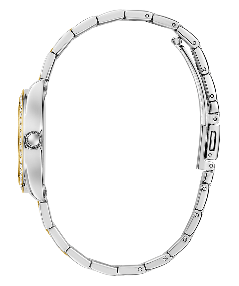 Guess Ladies Mini Luna Gold / Silver Tone, Gold Dial - GW0841L2 GUESS Guess Ladies Mini Luna Gold / Silver Tone, Gold Dial - GW0841L2 GUESS