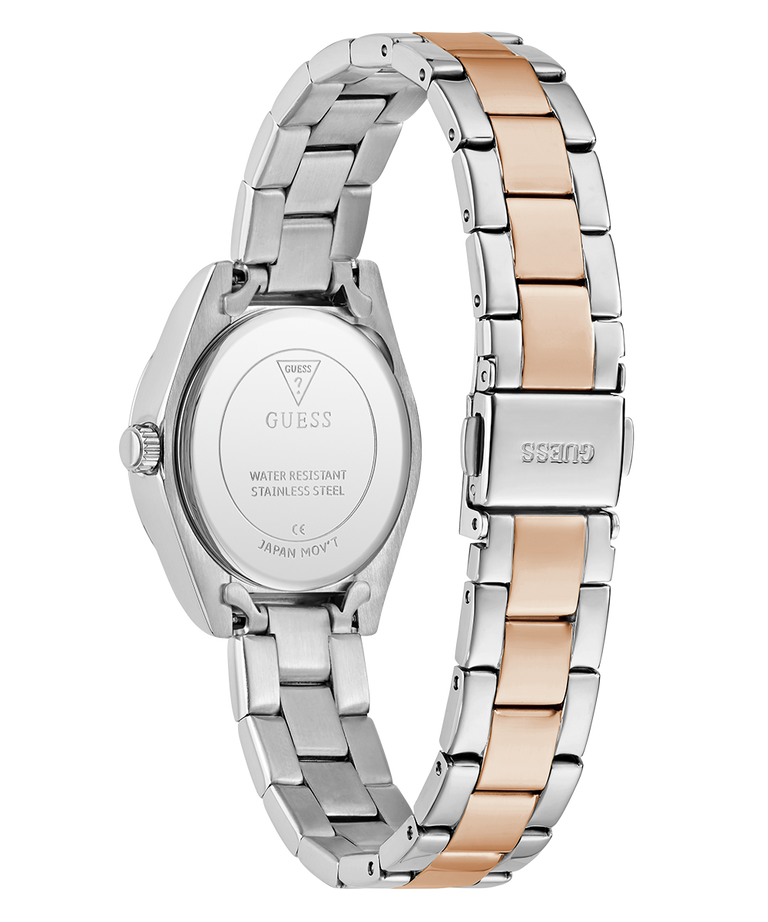 Guess Ladies Mini Luna 2-Tone Rose Gold, Silver Dial - GW0841L3 GUESS Guess Ladies Mini Luna 2-Tone Rose Gold, Silver Dial - GW0841L3 GUESS