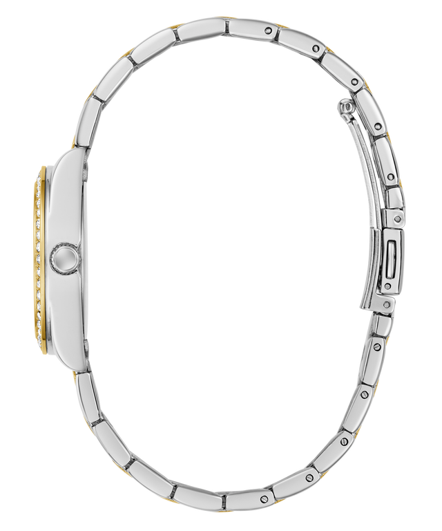 Side of GUESS Ladies 2-Tone Analog Watch