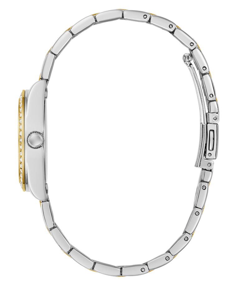 Side of GUESS Ladies 2-Tone Analog Watch