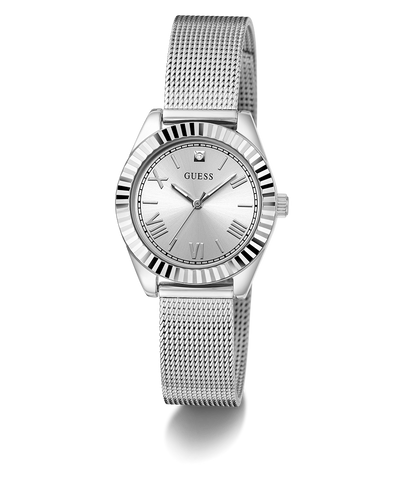 GW0842L1 GUESS Ladies Silver Tone Analog Watch angle