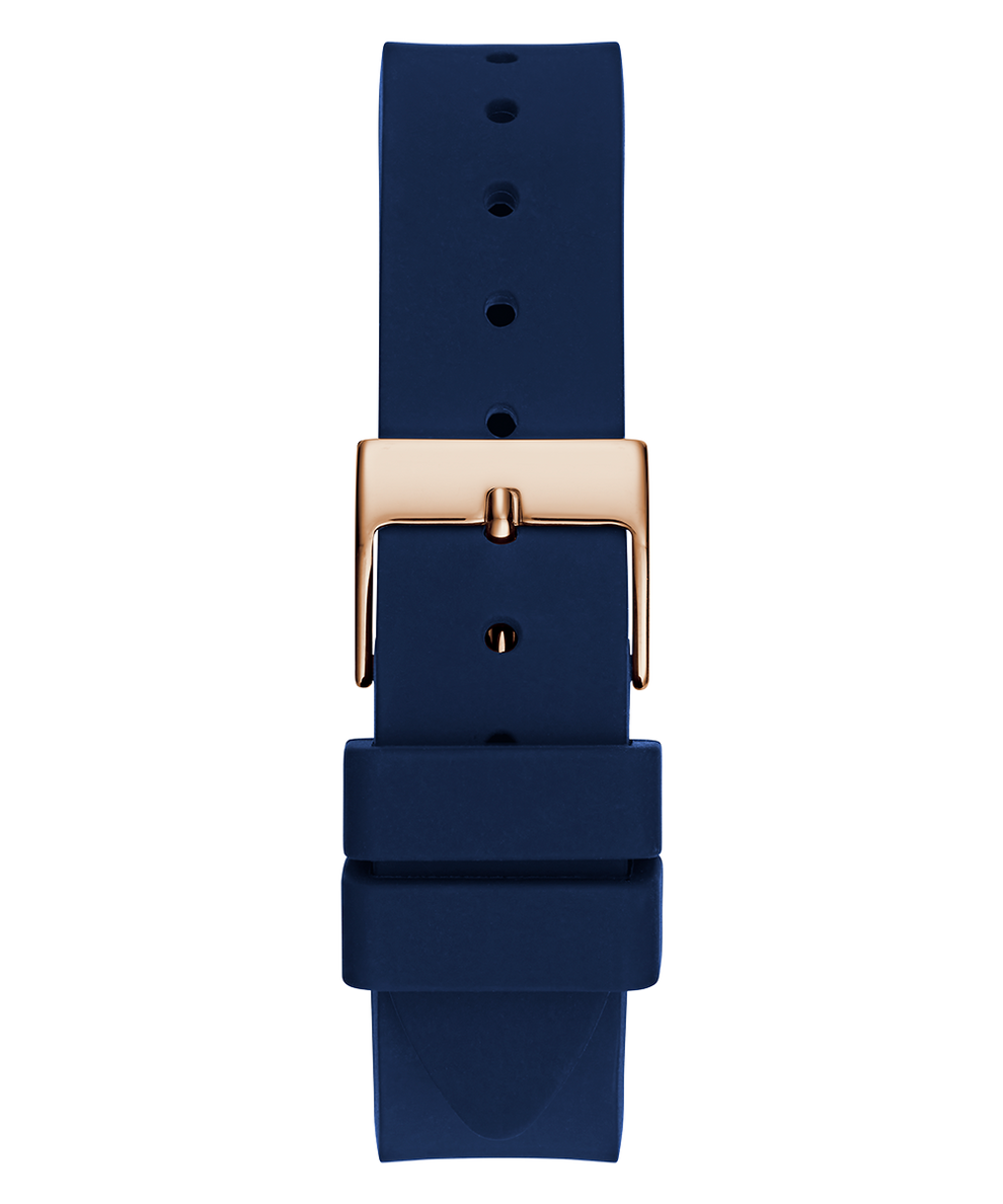 GW0844L3 GUESS Ladies Blue Rose Gold Tone Analog Watch back