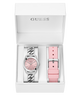 GW0845L1 GUESS Ladies Silver Tone Analog Watch in box