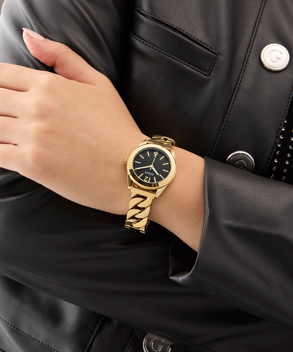 GUESS Ladies Gold Tone Analog Watch Gift Set - GW0845L2 | GUESS