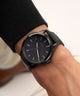 GW0846G3 GUESS Mens Black Analog Watch watch on model