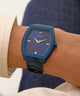 GW0847G2 GUESS Mens Blue Analog Watch watch on model