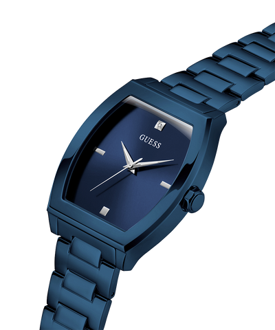 GW0847G2 GUESS Mens Blue Analog Watch lifestyle angle