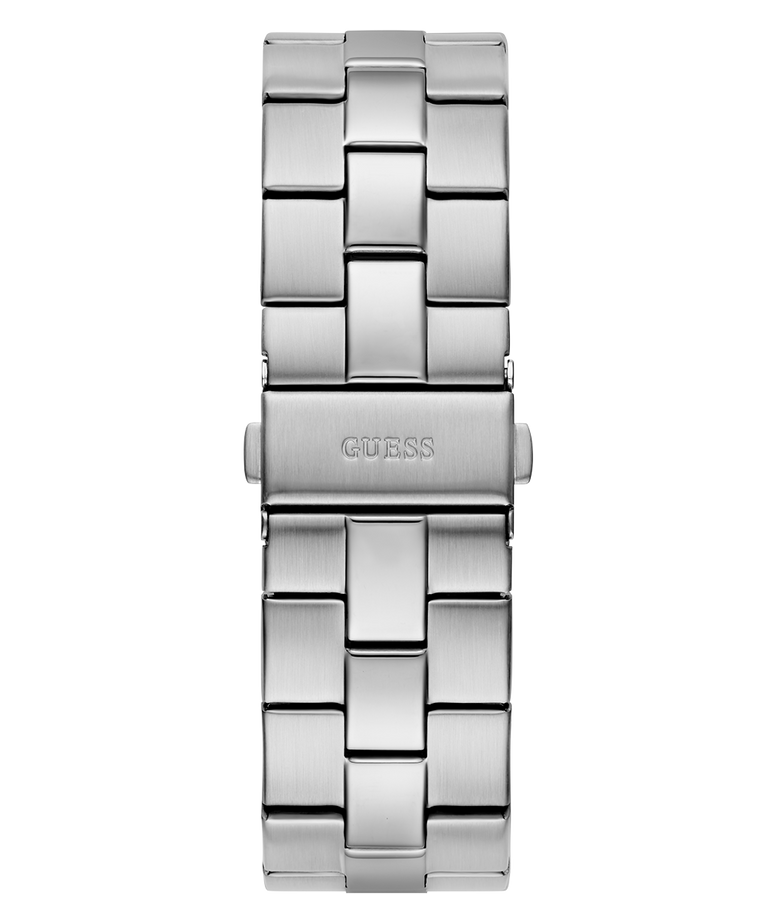 GW0849G1 GUESS Mens Silver Tone Analog Watch back