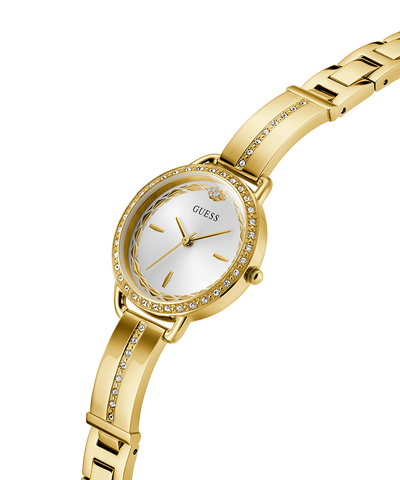 GW0856L1 GUESS Limited Edition Lunar New Year Ladies Gold Tone Analog Watch angle lifestyle