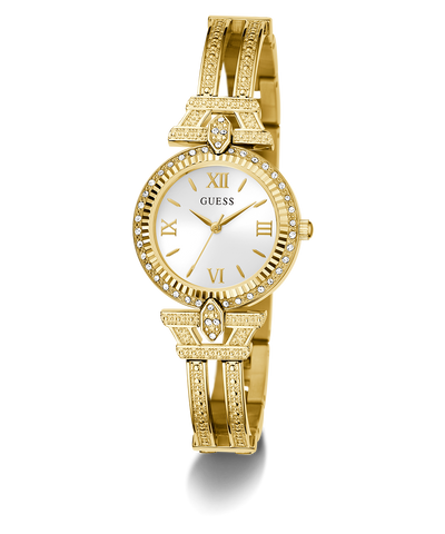 GW0864L2 GUESS Ladies Gold Tone Analog Watch angle