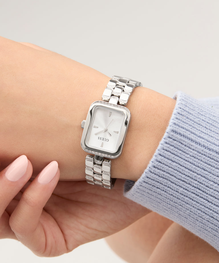 Guess Ladies ISLA Silver Dial, Silver Case & Band - GW0865L1 GUESS Guess Ladies ISLA Silver Dial, Silver Case & Band - GW0865L1 GUESS