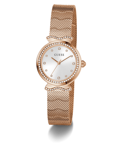 GW0866L3 GUESS Ladies Rose Gold Tone Analog Watch angle