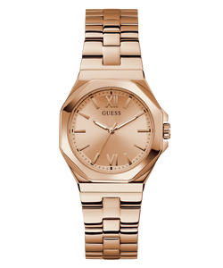 GUESS Ladies Rose Gold Tone Analog Watch, GW0873L3