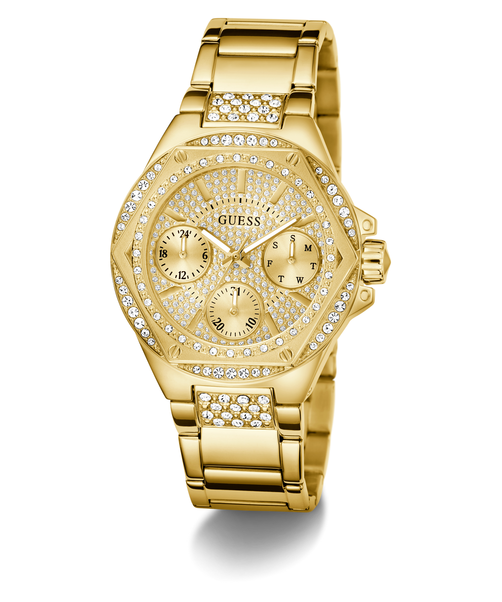 GUESS Ladies Gold Tone Multi-function Watch - GW0878L2 | GUESS Watches US