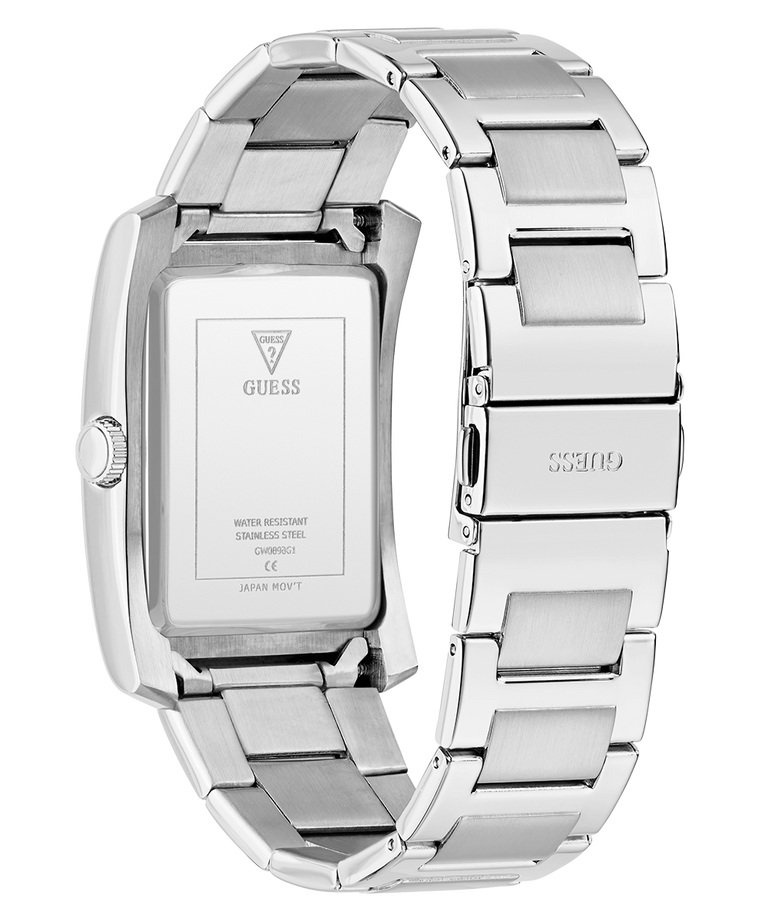 Guess Gents Clyde Black Dial, Stainless Steel Case & Band - GW0896G1 GUESS Guess Gents Clyde Black Dial, Stainless Steel Case & Band - GW0896G1 GUESS