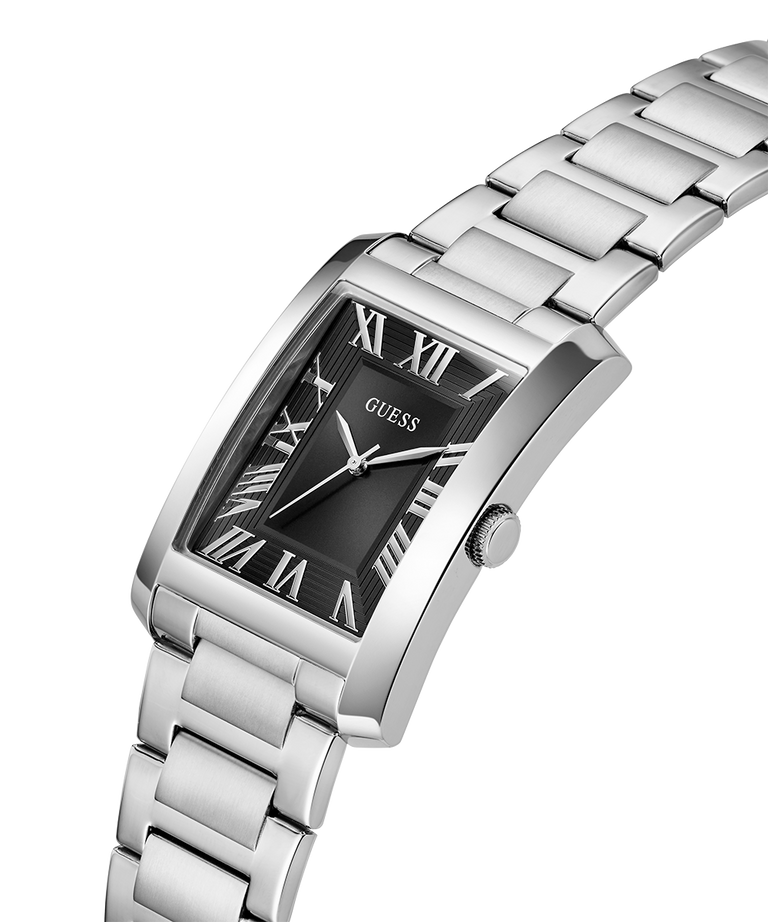 Guess Gents Clyde Black Dial, Stainless Steel Case & Band - GW0896G1 GUESS Guess Gents Clyde Black Dial, Stainless Steel Case & Band - GW0896G1 GUESS