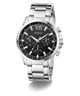 GW0900G1 GUESS Mens Silver Tone Multi-function Watch angle