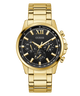 GW0900G3 GUESS Mens Gold Tone Multi-function Watch