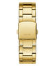 GW0900G3 GUESS Mens Gold Tone Multi-function Watch back