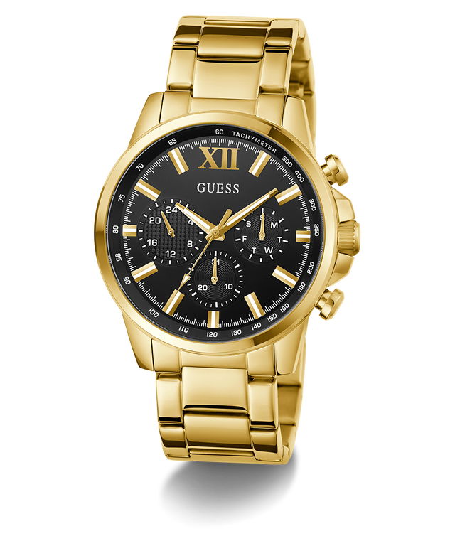 GW0900G3 GUESS Mens Gold Tone Multi-function Watch angle