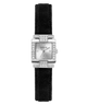 GUESS Ladies Black Silver Tone Analog Watch