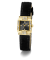 GUESS Ladies Black Gold Tone Analog Watch angle