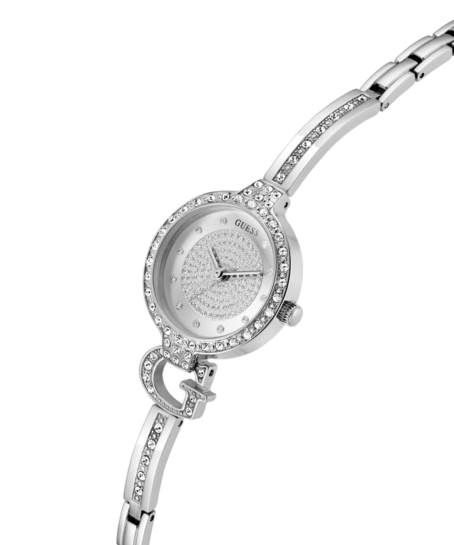 GUESS Ladies Giselle Silver Tone Analog Watch - GW0929L1 GUESS GUESS Ladies Giselle Silver Tone Analog Watch - GW0929L1 GUESS